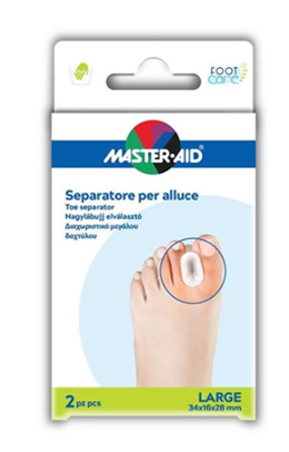 SEPARATORE DITA IN GEL MASTER-AID FOOTCARE PER ALLUCE LARGE 2 PEZZI D2 - UniversoFarmacie.it
