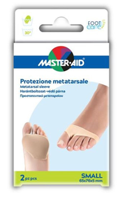 PROTEZIONE IN GEL E TESSUTO  MASTER-AID FOOTCARE PER METATARSO SMALL 2 PEZZI G2 - UniversoFarmacie.it