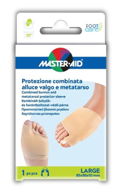 PROTEZIONE MASTER-AID FOOTCARE PER ALLUCE VALGO E METATARSO LARGE 1 PEZZO D8 - UniversoFarmacie.it