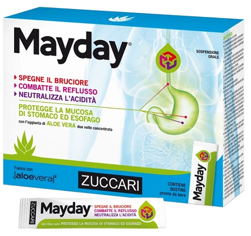 MAYDAY SOSPENSIONE PER USO ORALE ALLA MENTA 24 BUSTINE 10 ML - UniversoFarmacie.it