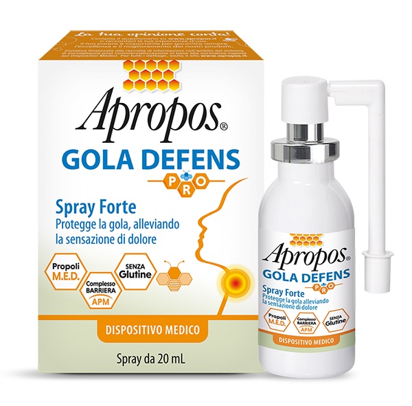 APROPOS GOLA DEFENS PRO SPRAY NO ALCOL 20 ML - UniversoFarmacie.it