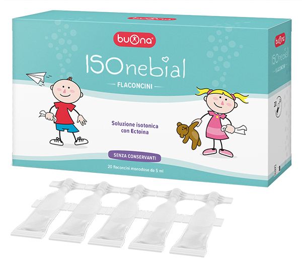 ISONEBIAL FLACONCINI SOLUZIONE ISOTONICA 0,9% CON AGGIUNTA DI ECTOINA 20X5 ML - UniversoFarmacie.it