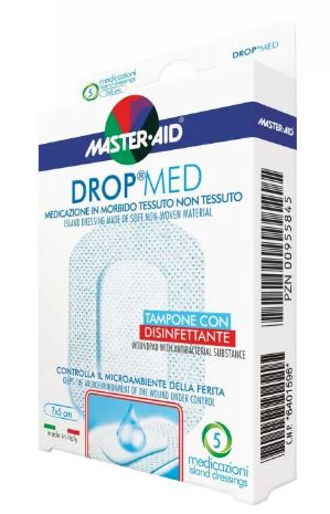 MEDICAZIONE MASTER-AID DROP MED 10 X 10 CM 5 PEZZI - UniversoFarmacie.it