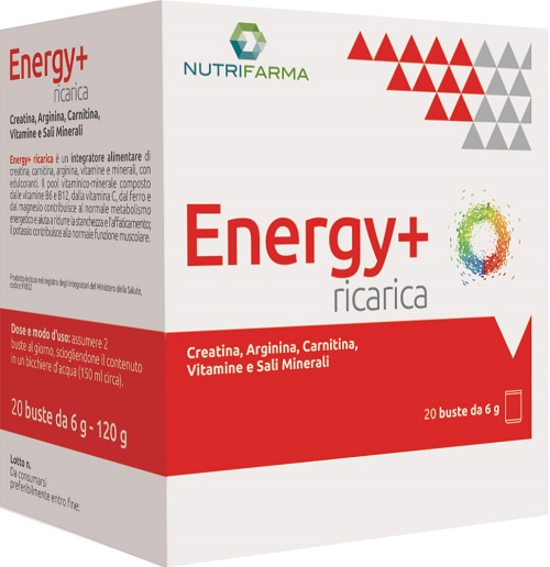 ENERGY+ RICARICA 20 BUSTINE - UniversoFarmacie.it