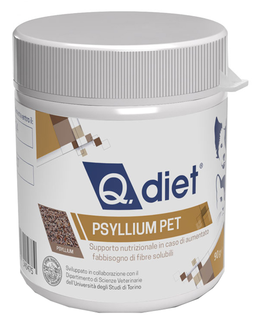 Q DIET PSYLLIUM PET POLVERE 90 G - UniversoFarmacie.it