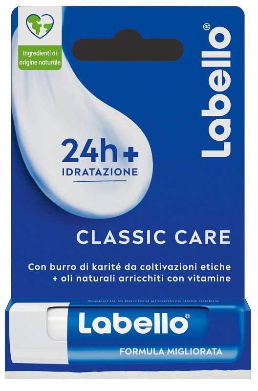 LABELLO CLASSIC CARE STICK 24H IDRATAZIONE FONDENTE SULLE LABBRA 5,5 ML - UniversoFarmacie.it