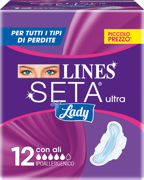 LINES SETA ULTRA LADY CON ALI 12 PEZZI - UniversoFarmacie.it