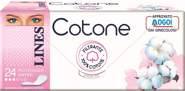 LINES COTONE PROTEGGISLIP DISTESI 24 PEZZI - UniversoFarmacie.it