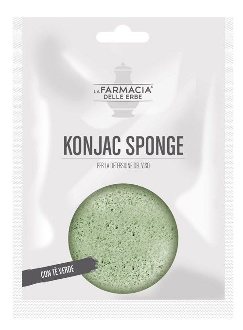 FDE KONJAC SPONGE TE' VERDE 1 PEZZO - UniversoFarmacie.it