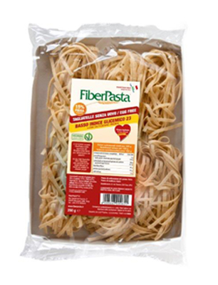 FIBERPASTA TAGLIATELLE SENZA UOVO BASSO CONTENUTO GLICEMICO  250 G - UniversoFarmacie.it