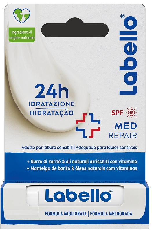 LABELLO MED REPAIR SPF15 24H IDRATAZIONE FONDENTE SULLE LABBRA 5,5 ML - UniversoFarmacie.it
