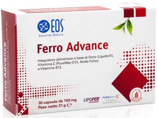 EOS FERRO ADVANCE 30 CAPSULE - UniversoFarmacie.it