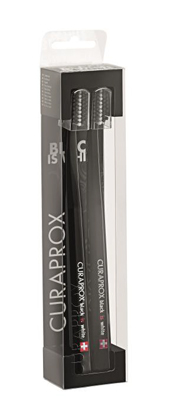 CURAPROX BLACK IS WHITE DENTIFRICI SBIANCANTI 2 SPAZZOLINI - UniversoFarmacie.it