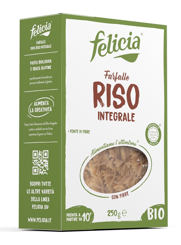 FELICIA FARFALLE RISO INTEGRALE 250 G - UniversoFarmacie.it