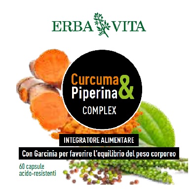 CURCUMA&PIPERINA COMPLEX 60 CAPSULE - UniversoFarmacie.it