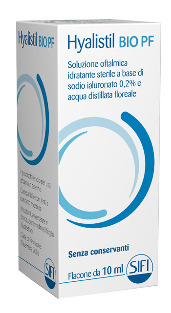 GOCCE OCULARI HA 0,2% E ACQUE DISTILLATE HYALISTIL BIO PF FRUTTI ROSSI 10 ML - UniversoFarmacie.it