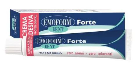 CREMA ADESIVA EMOFORM DENT FORTE PER PROTESI DENTALI 70 G - UniversoFarmacie.it
