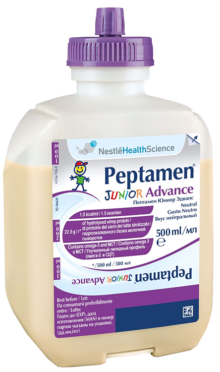 PEPTAMEN JUNIOR ADVANCE NEUTRO 500 ML - UniversoFarmacie.it