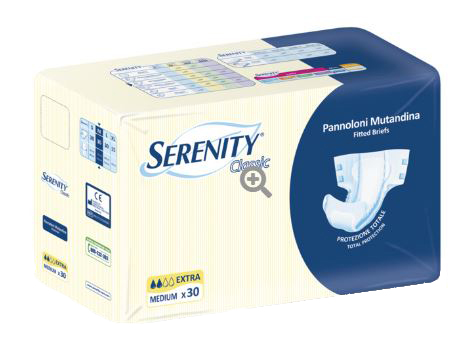 SERENITY PANNOLONE A MUTANDINA CLASSIC EXTRA XL 15 PEZZI - UniversoFarmacie.it