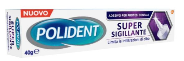 POLIDENT SUPER TENUTA+SIGILLANTE ADESIVO PROTESI DENTALE 40 G - UniversoFarmacie.it