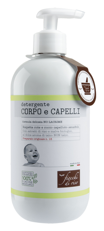FIOCCHI DI RISO DETERGENTE CORPO/CAPELLI TALCO 400 ML - UniversoFarmacie.it