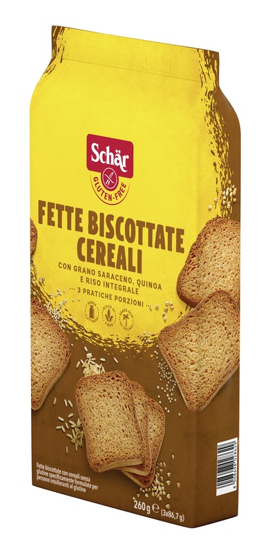 SCHAR FETTE BISCOTTATE CEREALI 3 PORZIONI DA 86,7 G - UniversoFarmacie.it