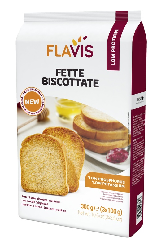 FLAVIS FETTE BISCOTTATE APROTEICHE 300 G - UniversoFarmacie.it