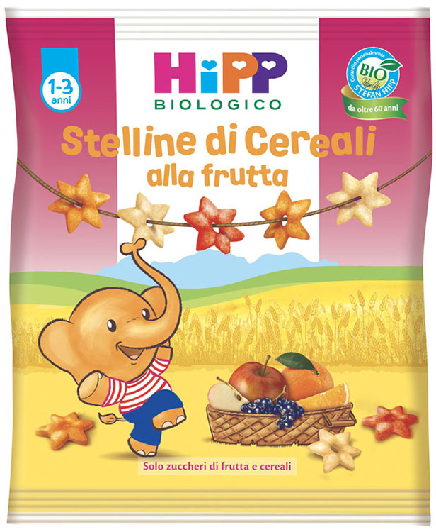 HIPP BIO STELLINE DI CEREALI ALLA FRUTTA 30 G - UniversoFarmacie.it