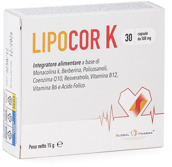 LIPOCOR K 30 CAPSULE - UniversoFarmacie.it