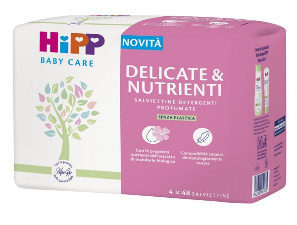 HIPP SALVIETTINE DELICATE MULTIPACK 4X56 PEZZI - UniversoFarmacie.it