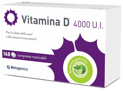 VITAMINA D 4000UI 168 COMPRESSE MASTICABILI - UniversoFarmacie.it