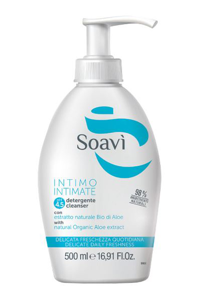 SOAVI INTIMO DELICATO PH4,5 FLACONE CON DISPENSER 500 ML - UniversoFarmacie.it