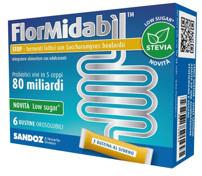 FLORMIDABIL STOP 6 BUSTINE CON STEVIA - UniversoFarmacie.it
