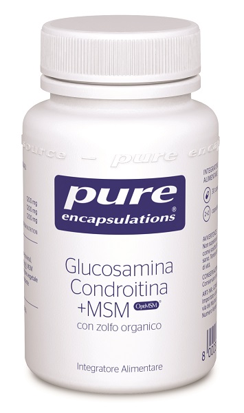 PURE ENCAPSULATIONS GLUCOSAMINA CONDROITINA + MSM 30 CAPSULE - UniversoFarmacie.it