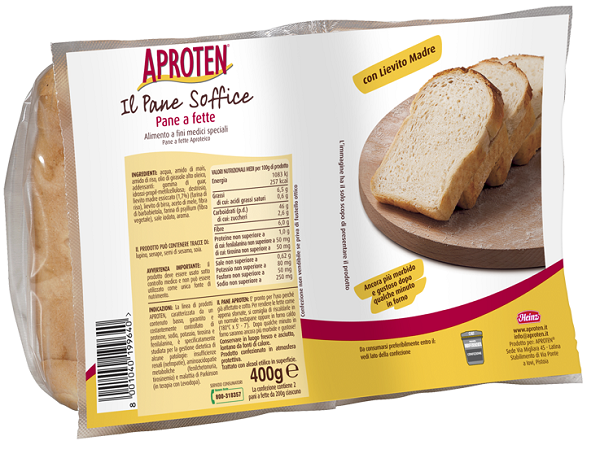 APROTEN PANE BIANCO FETTE 2 PEZZI DA 200 G - UniversoFarmacie.it