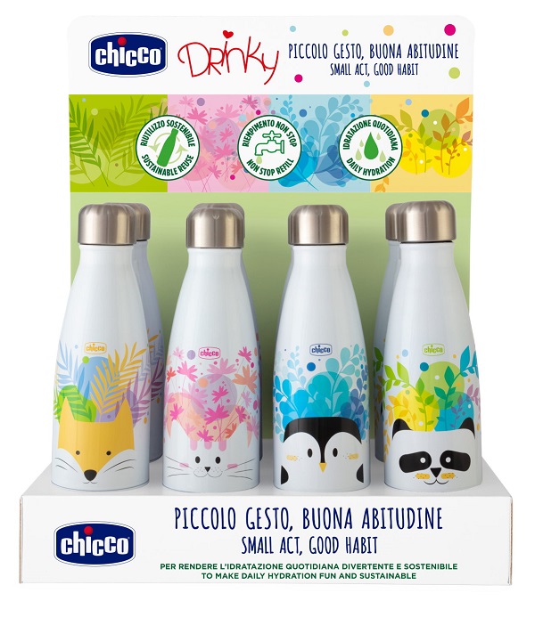 CHICCO BORRACCIA INOX 350 ML - UniversoFarmacie.it
