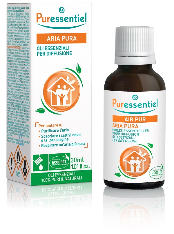 PURESSENTIEL MISCELA PER DIFFUSIONE ARIA PURA CERTIFICATA ECOCERT 30 ML - UniversoFarmacie.it