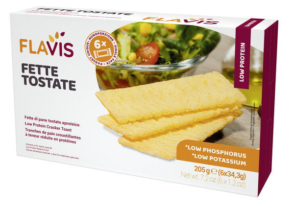 FLAVIS FETTE TOSTATE APROTEICHE 6 PORZIONI DA 34,3 G - UniversoFarmacie.it