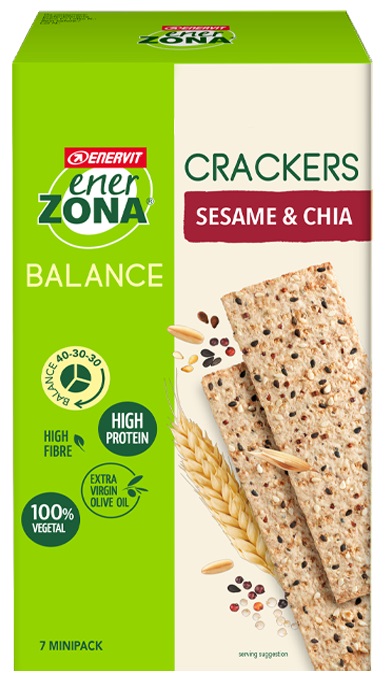ENERZONA CRACKERS SESAME & CHIA 25 G - UniversoFarmacie.it