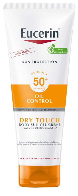 EUCERIN SUN PROTECTION OIL CONTROL DRY TOUCH SPF 50+ SUN GEL CREME 200 ML - UniversoFarmacie.it