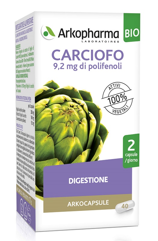 ARKO CAPSULE CARCIOFO BIO 40 CAPSULE - UniversoFarmacie.it