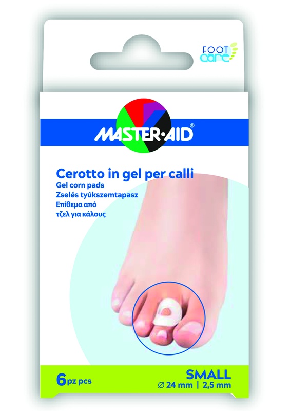 CEROTTO PROTEZIONE CALLI MASTER-AID FOOTCARE IN GEL SMALL 6 PEZZI B10 - UniversoFarmacie.it