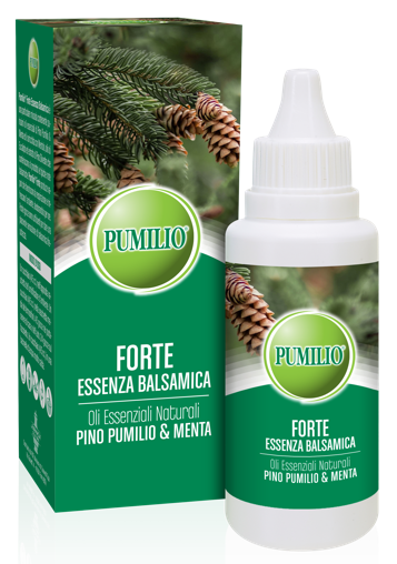 PUMILIO FORTE ESSENZA BALSAMICA OLI ESSENZIALI NATURALI PINO PUMILIO & MENTA 40 ML - UniversoFarmacie.it