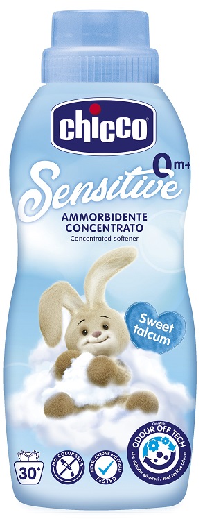 CHICCO SENSITIVE 0M+ AMMORBIDENTE CONCENTRATO SWEET TALCUM 750 ML - UniversoFarmacie.it