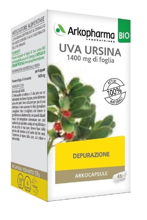 ARKO CAPSULE UVA URSINA BIO 45 CAPSULE - UniversoFarmacie.it