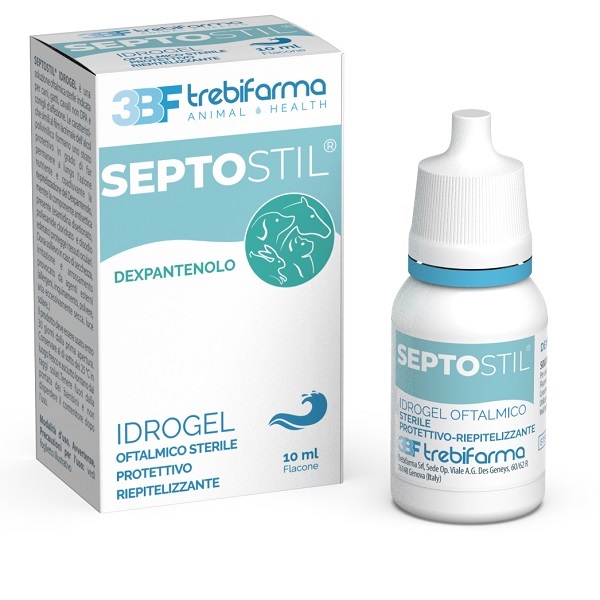 SEPTOSTIL SOLUZIONE OFTALMICA IDRATANTE EPITELIO PROTETTIVA LENITIVA LUBRIFICANTE PER CANI E GATTI 10 ML - UniversoFarmacie.it