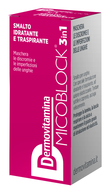 DERMOVITAMINA MICOBLOCK 3 IN 1 SMALTO IDRATANTE E TRASPIRANTE FUCSIA 5 ML - UniversoFarmacie.it