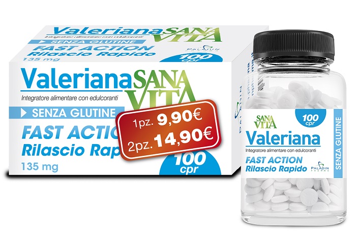 SANAVITA VALERIANA 100 COMPRESSE - UniversoFarmacie.it