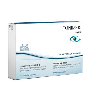 TONIMER EYES SALVIETTINE OFTALMICHE 16 PEZZI - UniversoFarmacie.it