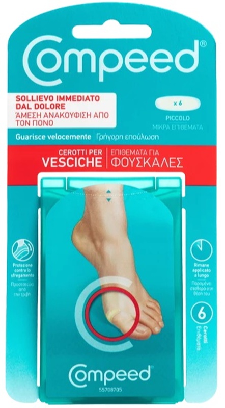 COMPEED CEROTTI PER VESCICHE PICCOLO 6 PEZZI - UniversoFarmacie.it